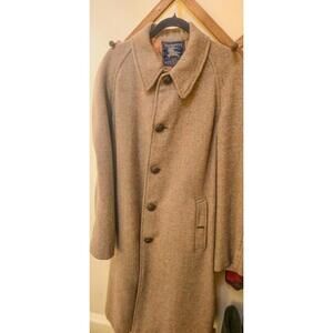 1970s Vintage Burberry's Wool Tweed Overcoat